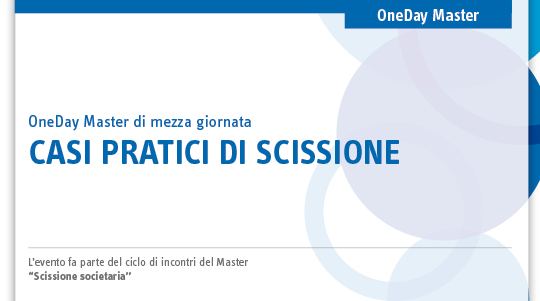Immagine Casi pratici di scissione | Euroconference